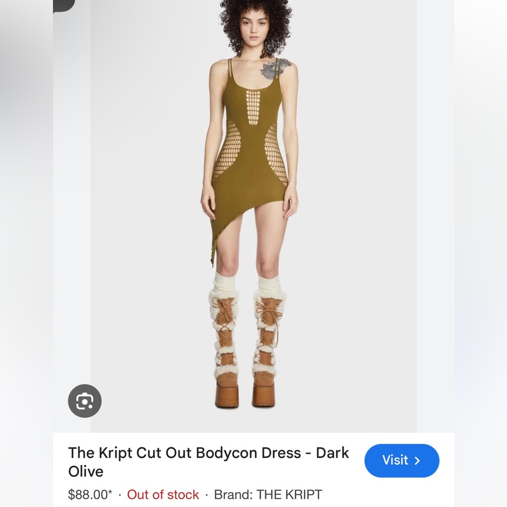 The kript cut out dress